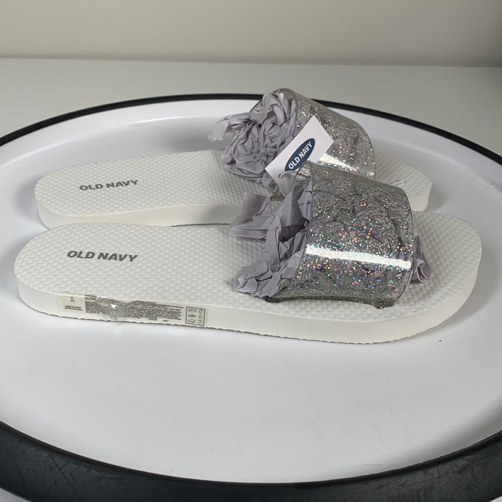 Girl’s glitter slides - Picture 4 of 7